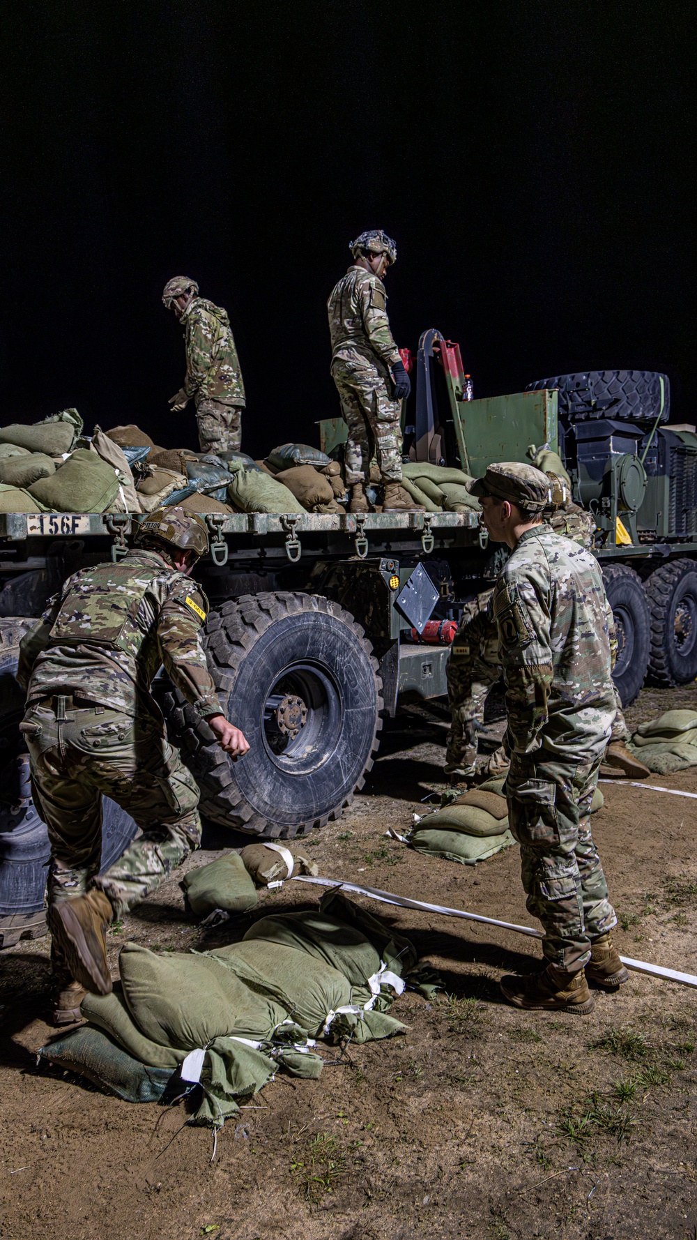 Soldiers conduct day one E2B testing