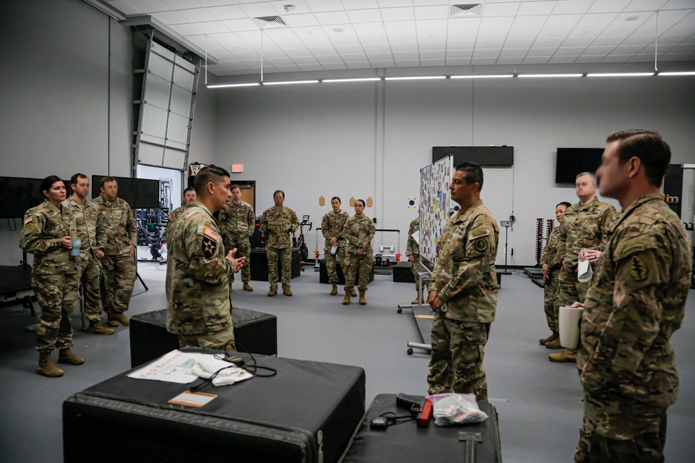 Brig. Gen. Bill A. Soliz Human Performance Training Center visit