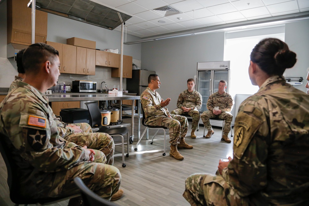 Brig. Gen. Bill A. Soliz Human Performance Training Center visit