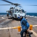 USS Higbee Sailors Conduct Flight Operations