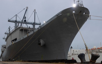 U.S. Marines with 2nd MAW prepare for Exercise Carolina Dragon 25 aboard the SS Wright (T-AVB-3)
