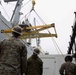 U.S. Marines with 2nd MAW prepare for Exercise Carolina Dragon 25 aboard the SS Wright (T-AVB-3)