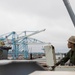 U.S. Marines with 2nd MAW prepare for Exercise Carolina Dragon 25 aboard the SS Wright (T-AVB-3
