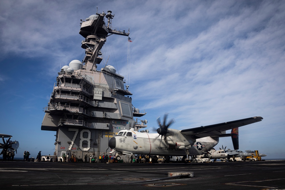 Norwegian Distinguished Visitors Visit USS Gerald R. Ford (CVN 78)