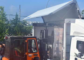 Preparing shipment of medical materiel