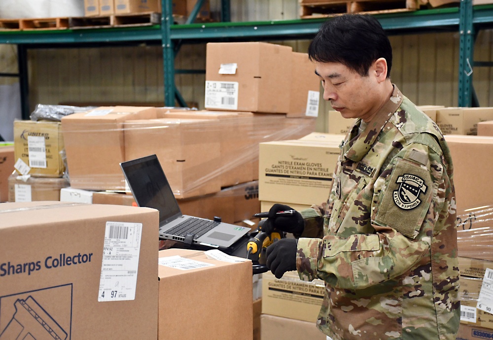 Processing inbound medical materiel