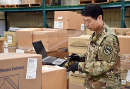 Processing inbound medical materiel