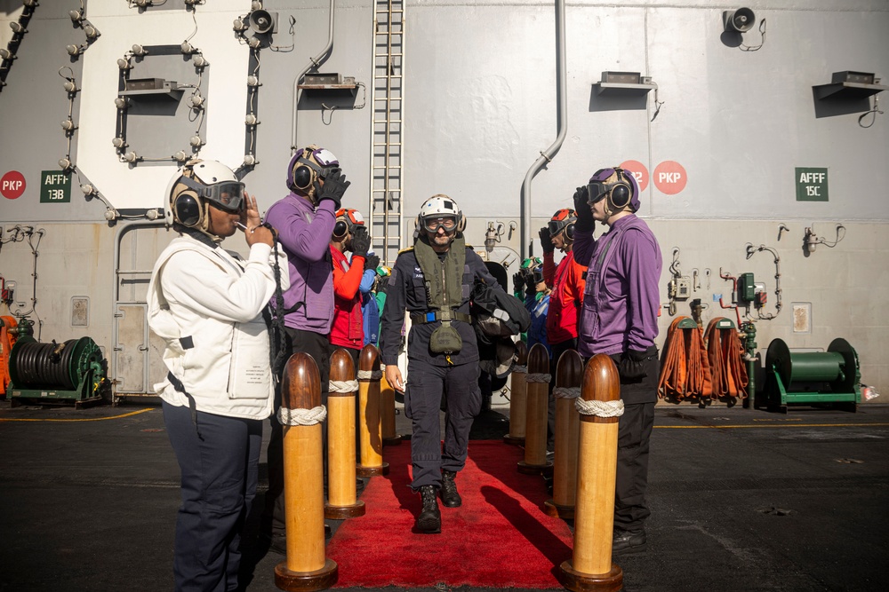 Chief of Naval Staff, Royal Norwegian Navy, Visits USS Gerald R. Ford (CVN 78)