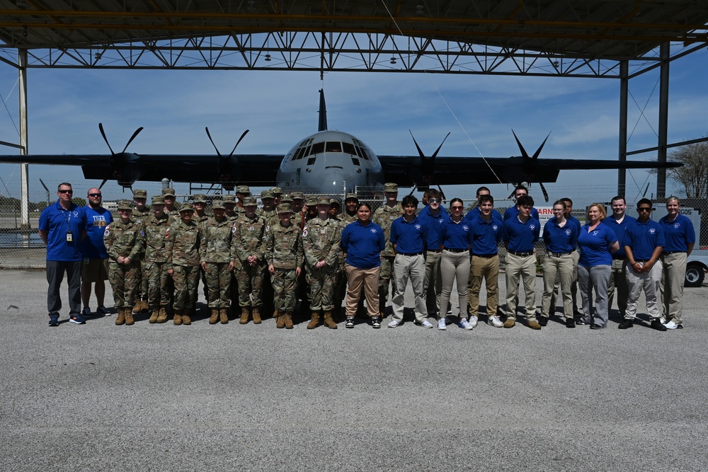 JROTC cadets experience Air Force careers at 403rd Wing event