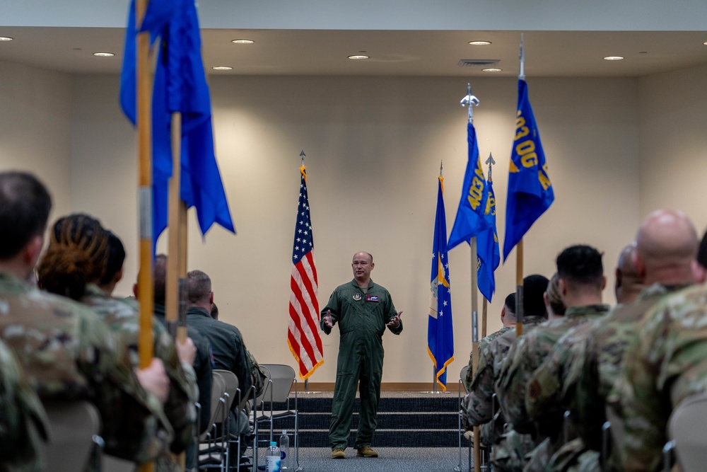 403rd Wing Commander's Call