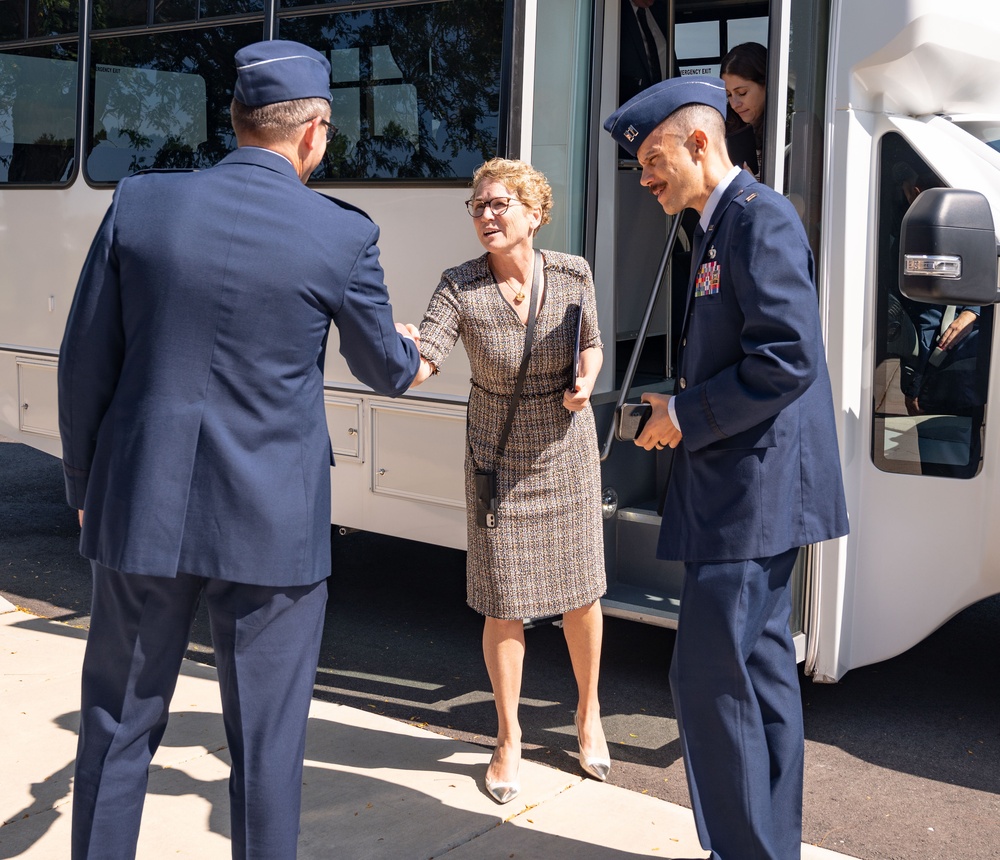 JB MDL hosts U.S. Representatives Houlahan and Conaway