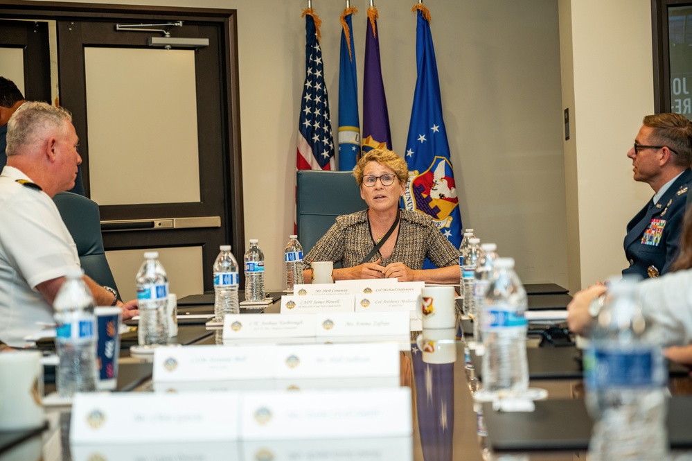 JB MDL hosts U.S. Representatives Houlahan and Conaway
