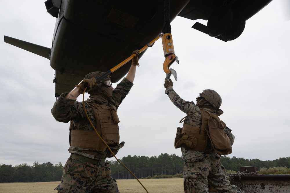 2nd Combat Readiness Regiment, Combat Logistics Battalion 24 Conduct HST for Multi-unit Field Exercises