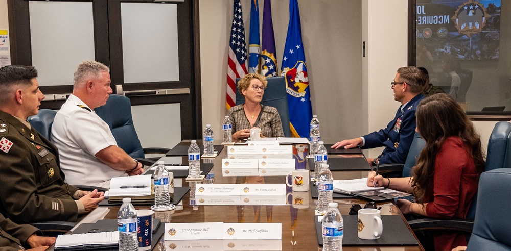 JB MDL hosts U.S. Representatives Houlahan and Conaway