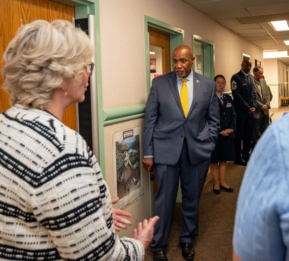 JB MDL hosts U.S. Representatives Houlahan and Conaway