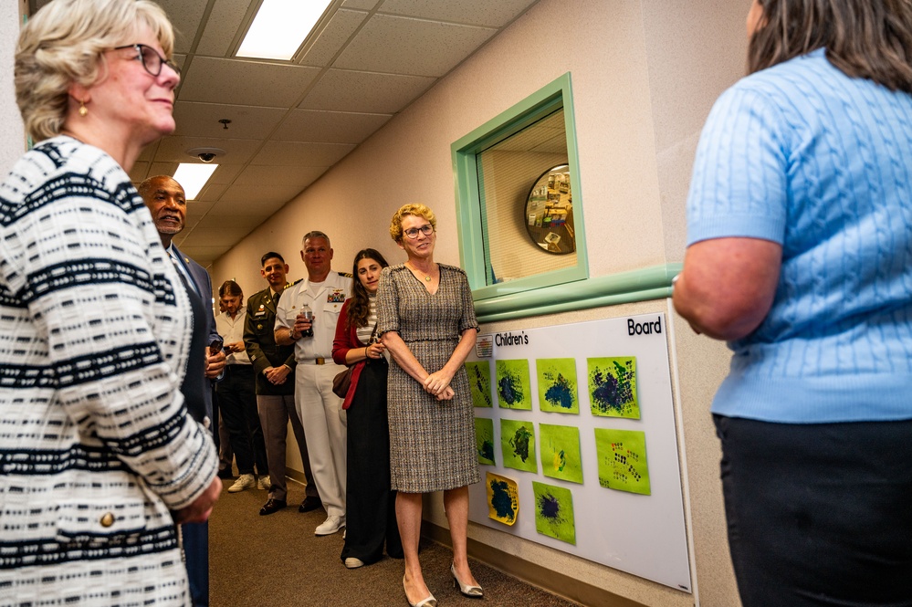 JB MDL hosts U.S. Representatives Houlahan and Conaway