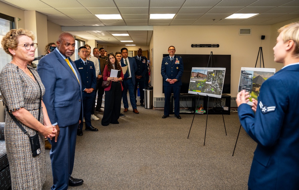 JB MDL hosts U.S. Representatives Houlahan and Conaway