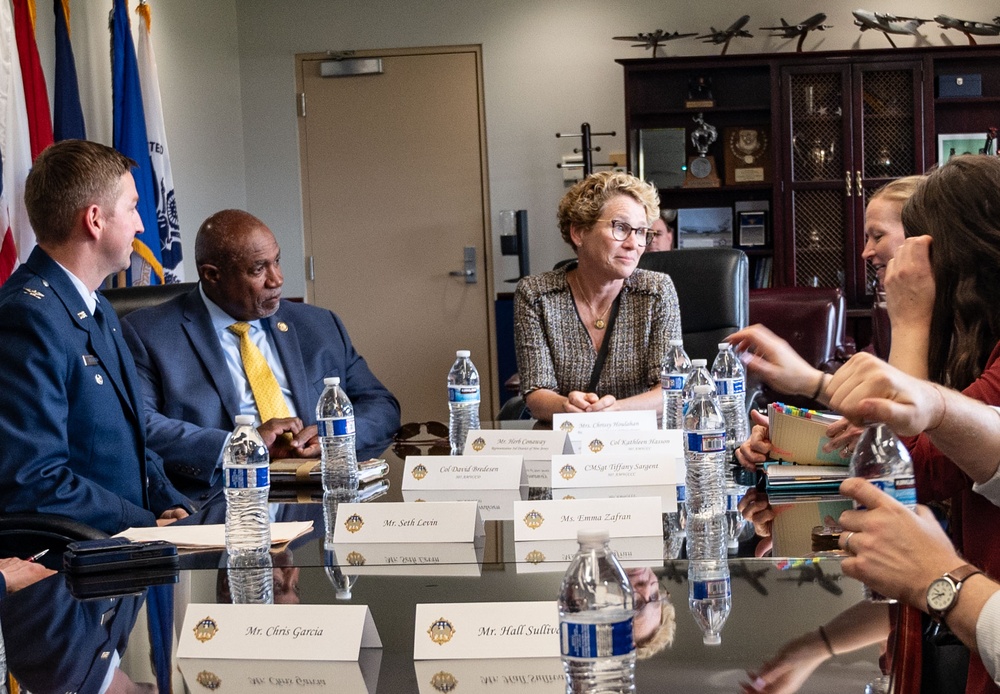JB MDL hosts U.S. Representatives Houlahan and Conaway
