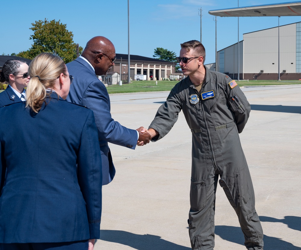 JB MDL hosts U.S. Representatives Houlahan and Conaway