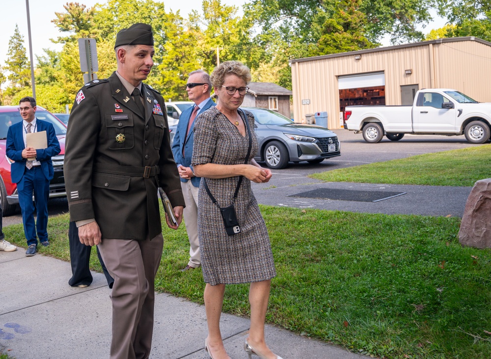 JB MDL hosts U.S. Representatives Houlahan and Conaway