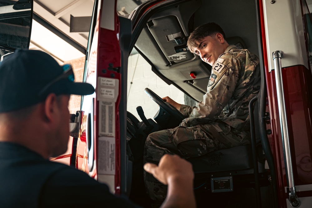USAFA Cadets Complete Fire Course
