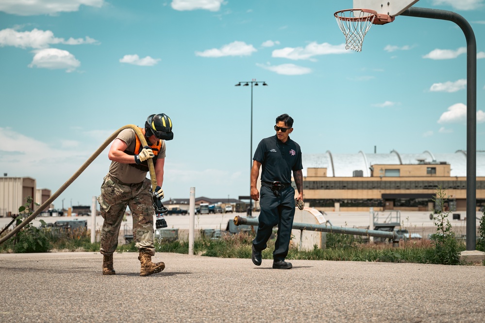 USAFA Cadets Complete Fire Course