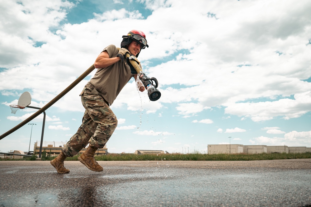 USAFA Cadets Complete Fire Course
