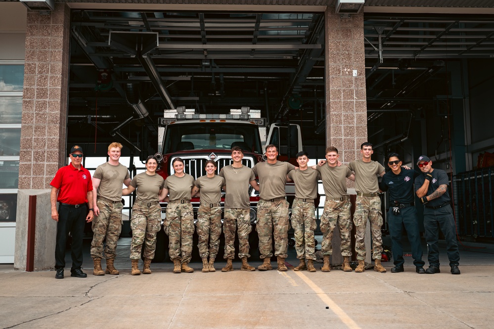 USAFA Cadets Complete Fire Course