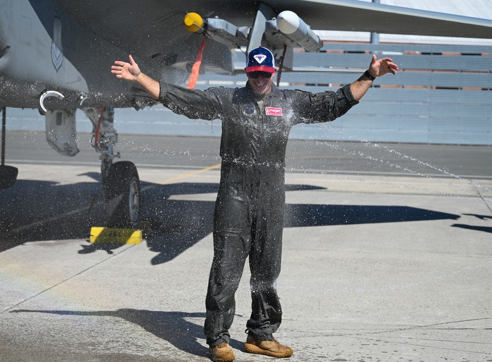 104th Fighter Wing Celebrates Fini Flights for 'Boom' and 'Gronk'