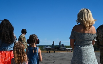 104th Fighter Wing Celebrates Fini Flights for 'Boom' and 'Gronk'