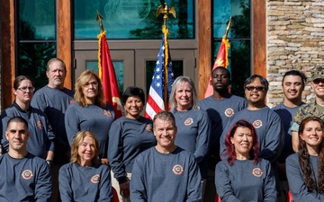 Marine Corps Marathon Office Staff group photo