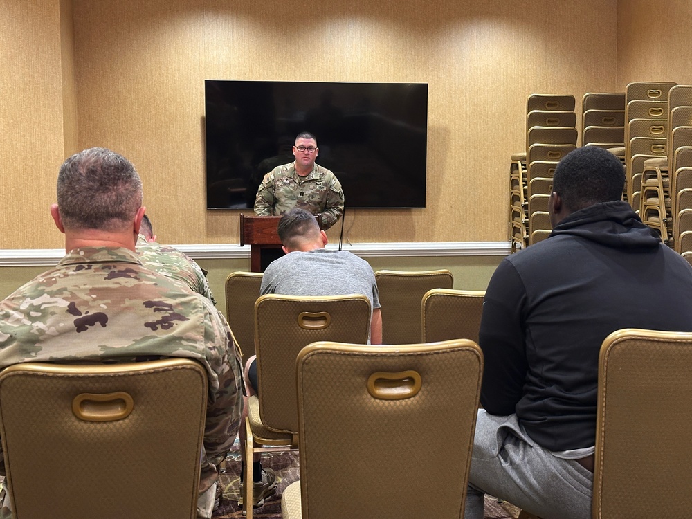 A chaplain on duty in D.C.