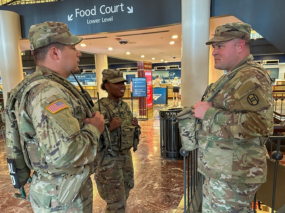 A chaplain on duty in D.C.