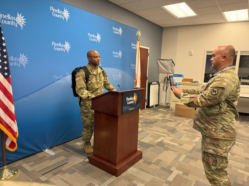 Army Reserve, Pinellas County Officials Strengthen Emergency Communication Ties