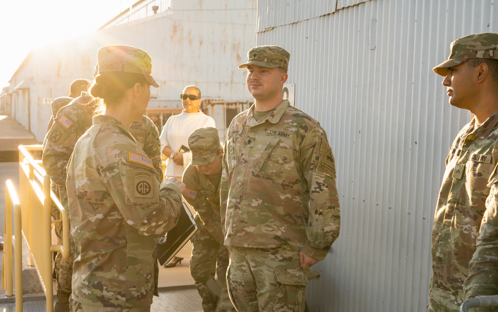 AMC assistant deputy chief of staff visits Fort Bliss during R2MO proof of principle