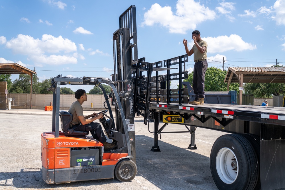 502d LRS processes used tires for DLA Distribution Services at JBSA-Lackland