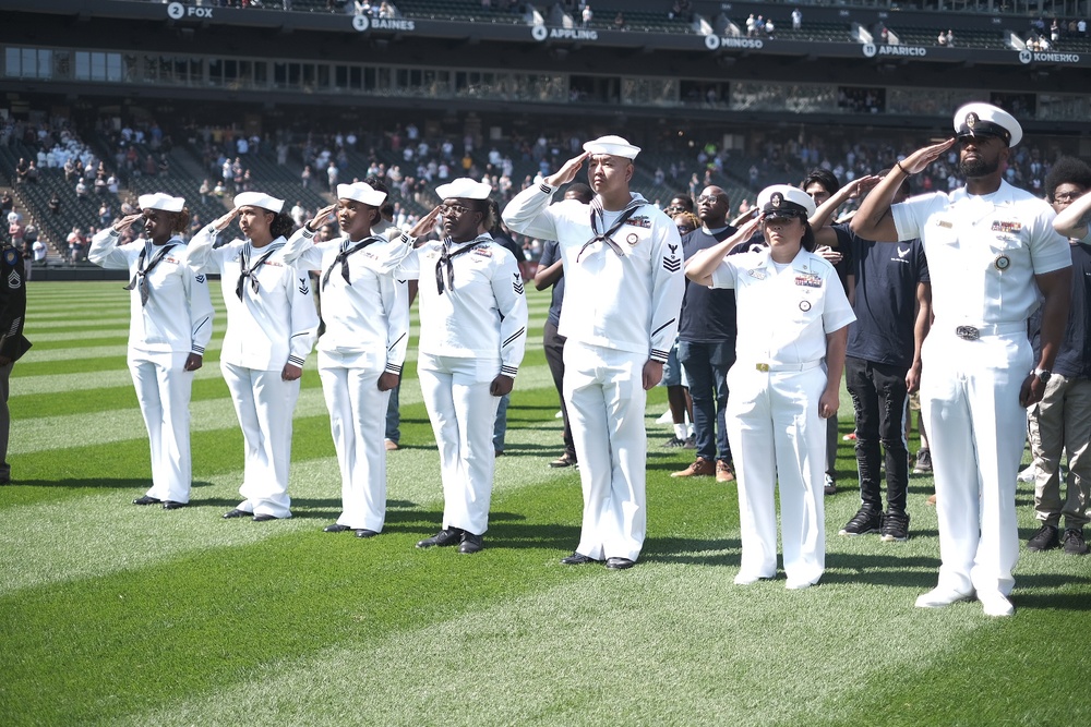 MEPCOM Enlistment Ceremony at the Chicago White Sox 2025