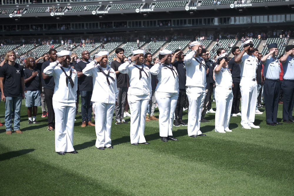 MEPCOM Enlistment Ceremony at the Chicago White Sox 2025