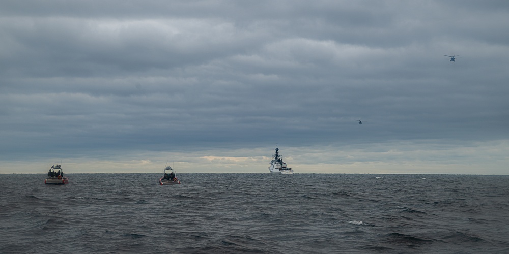 USCGC Waesche (WMSL 751) participates in AE25