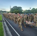 Fort Buchanan Remembers the 9/11 attacks with a road march and donating food to the island's disadvantaged