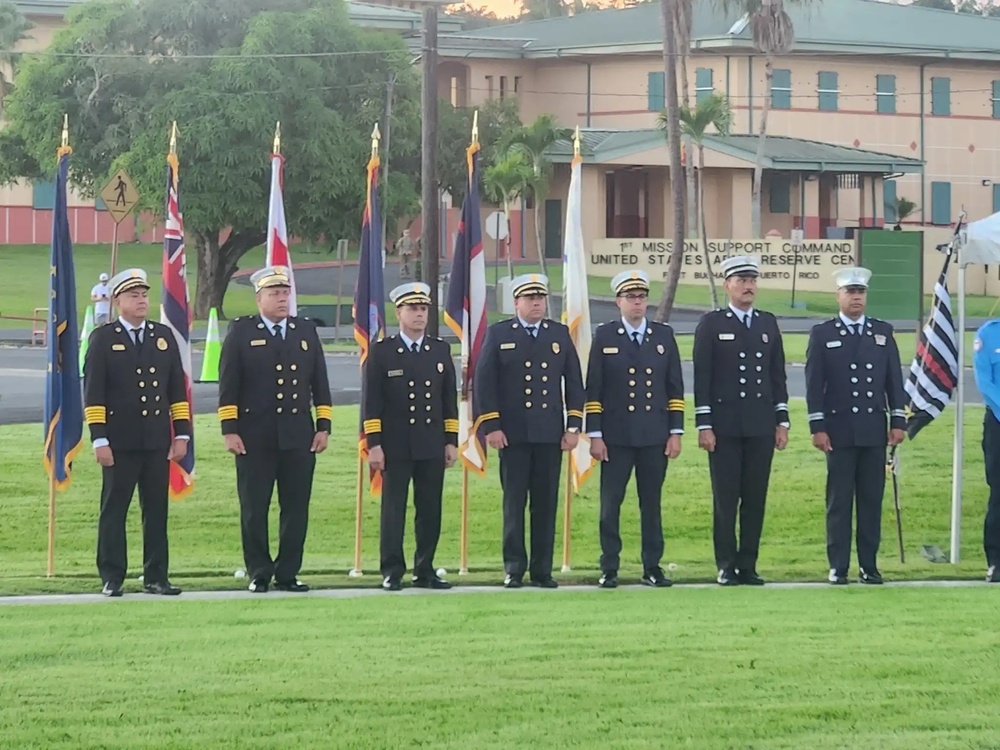 Fort Buchanan Remembers the 9/11 attacks with a road march and donating food to the island's disadvantaged
