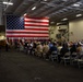 Abraham Lincoln hosts a chief pinning ceremony