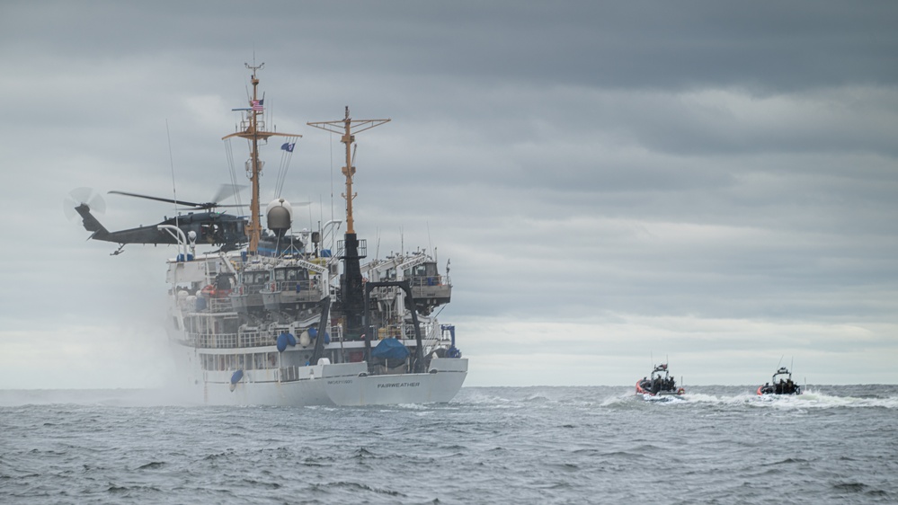 USCGC Waesche (WMSL 751) participates in AE25