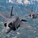 The F-35A Demonstration Team participate in the 2025 Battle Creek Field of Flight Air Show