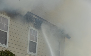 MCRD Parris Island Fire Department Fights House Fire