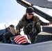 The F-35A Demonstration Team participate in the 2025 Battle Creek Field of Flight Air Show