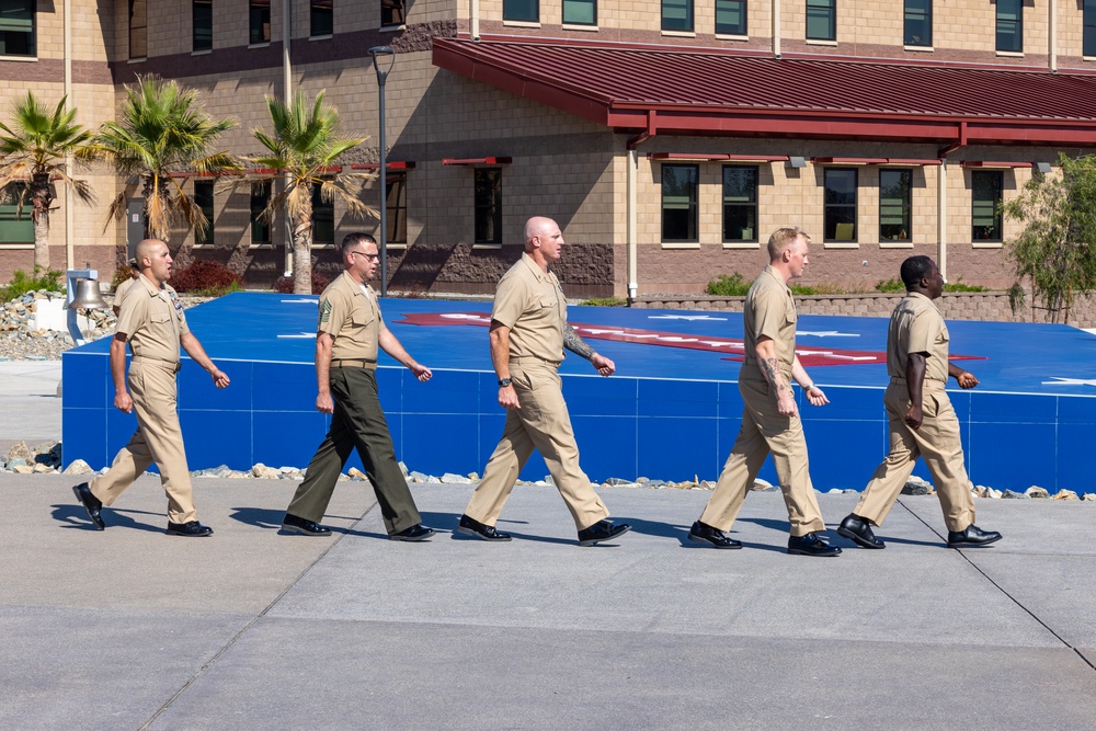 1st Marine Division holds chief pinning ceremony for Marines and Sailors across I MEF
