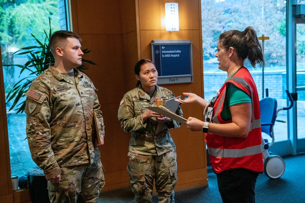 Oregon National Guard conducts medical response training with civilian partners