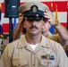 Abraham Lincoln hosts a chief pinning ceremony
