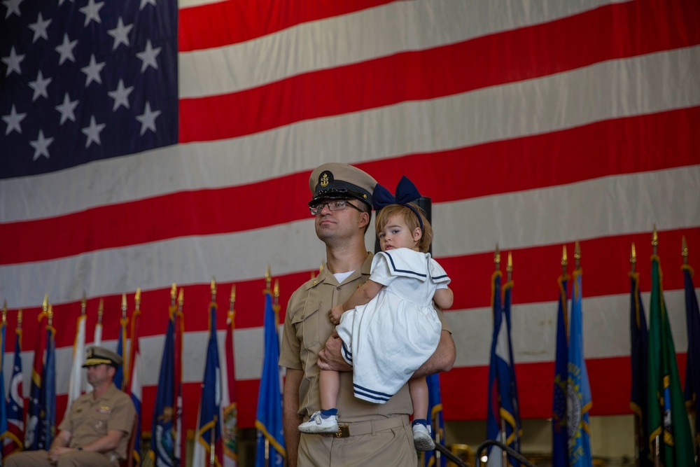 Abraham Lincoln hosts chief pinning ceremony